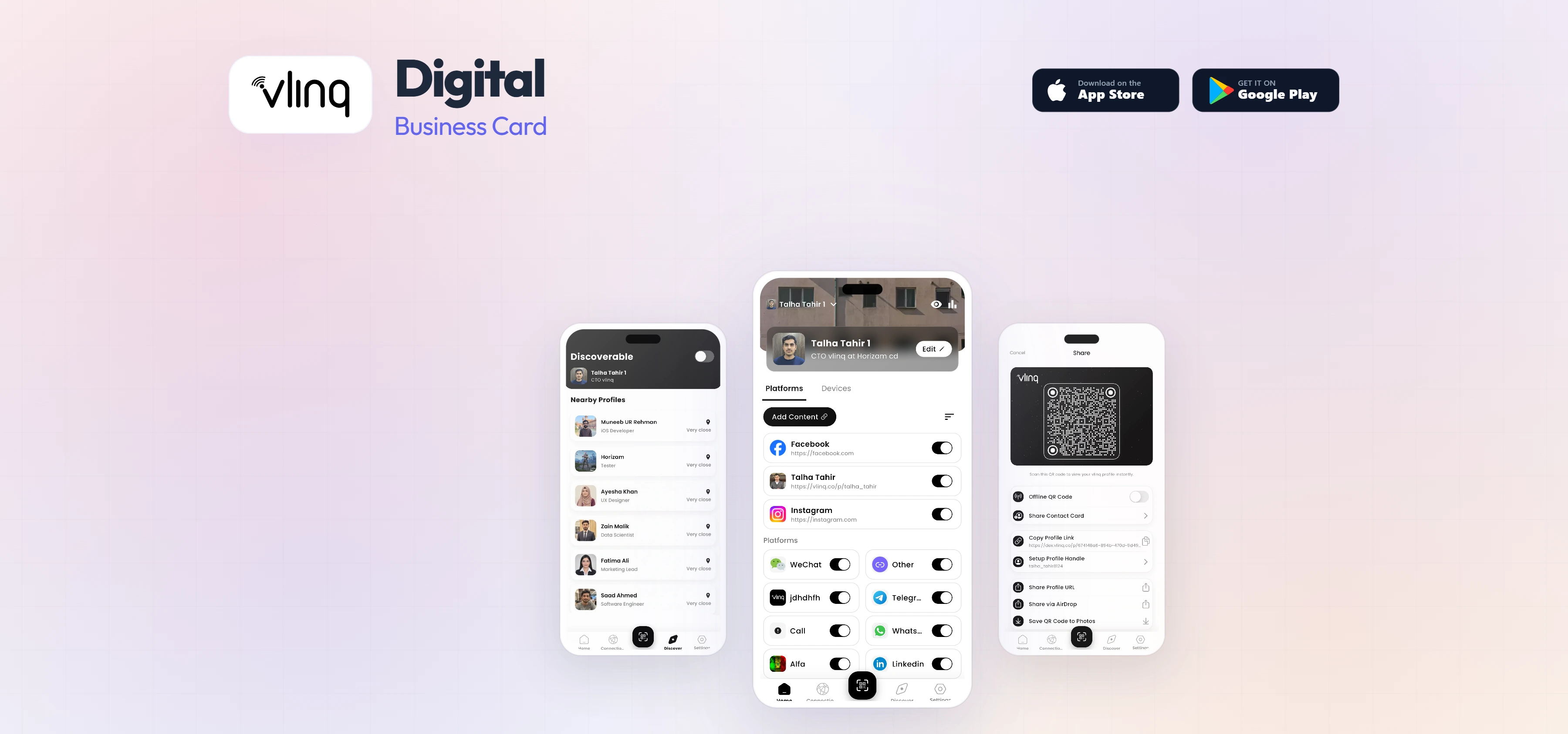 vlinq Digital Business Card